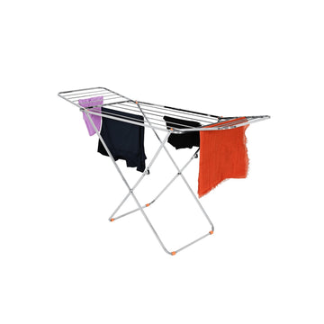 PARASNATH SpaceDry Large Stainless Steel Clothes Drying Stand – Foldable & Rust-Proof for Home, Balcony & Outdoor Use – Made in India