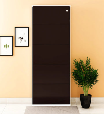 Parasnath BrownWhite Wall Shoe Rack 5 Shelves Shoes Stand - PARASNATH