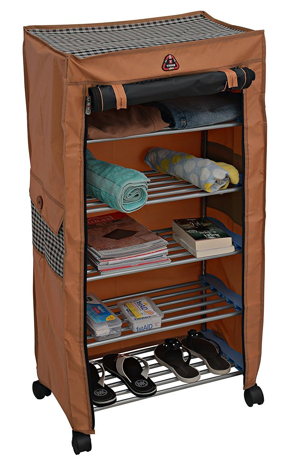 PARASNATH Trendy Cloth Shoe Rack with 5 Shelves - PARASNATH