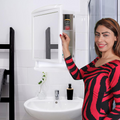 PARASNATH Prime Large Heavy Pride Bathroom Cabinet with Pride Cabinet with Mirror - PARASNATH