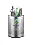 Parasnath Stainless Steel Perforated Round Dustbin, 11L - 10 X 15 Inch - PARASNATH