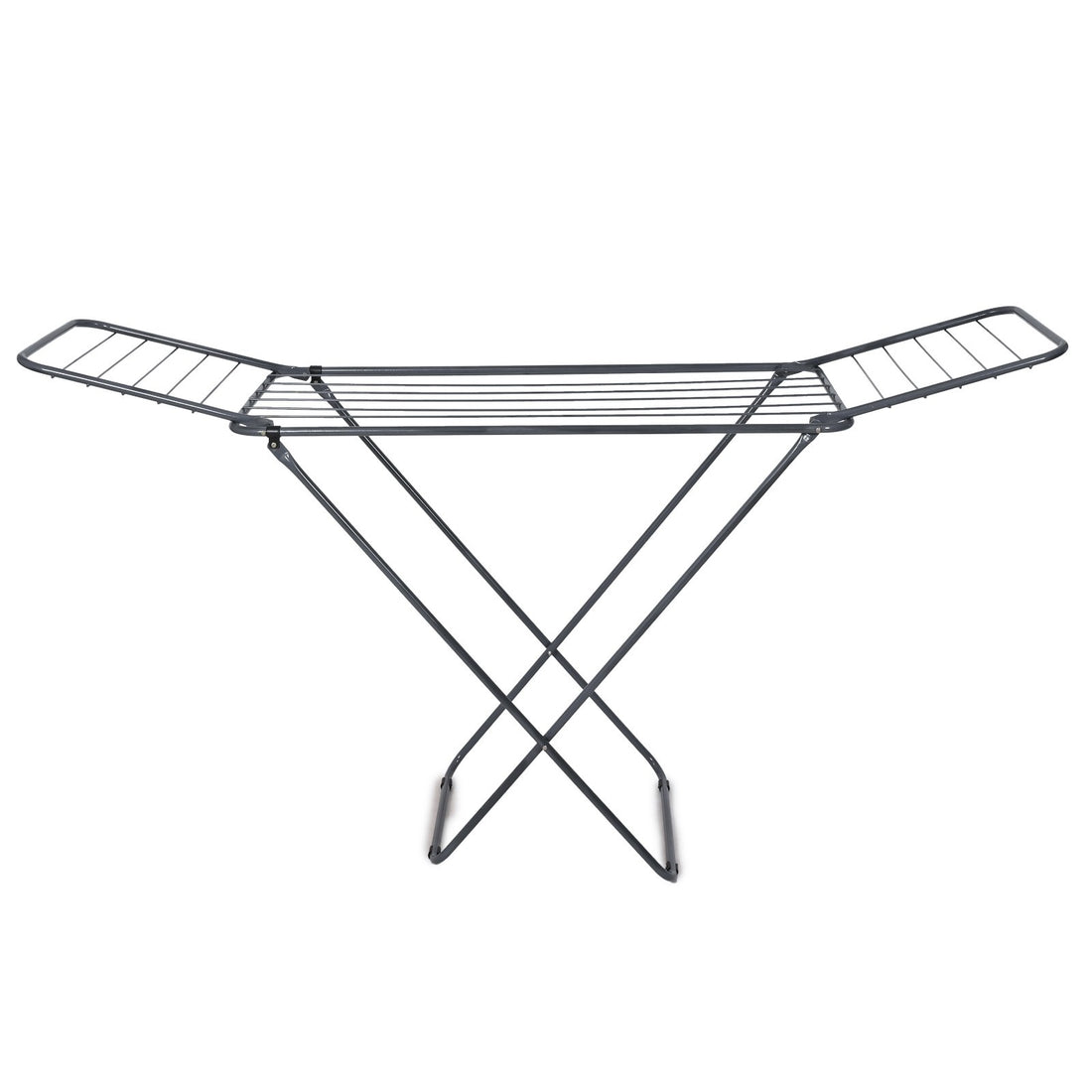 PARASNATH Winsome Cloth Drying Stand – Foldable, Lightweight, Durable Alloy Steel Laundry Rack for Indoor & Outdoor Use, Multiple Drying Rails, Made in India (Grey) - PARASNATH