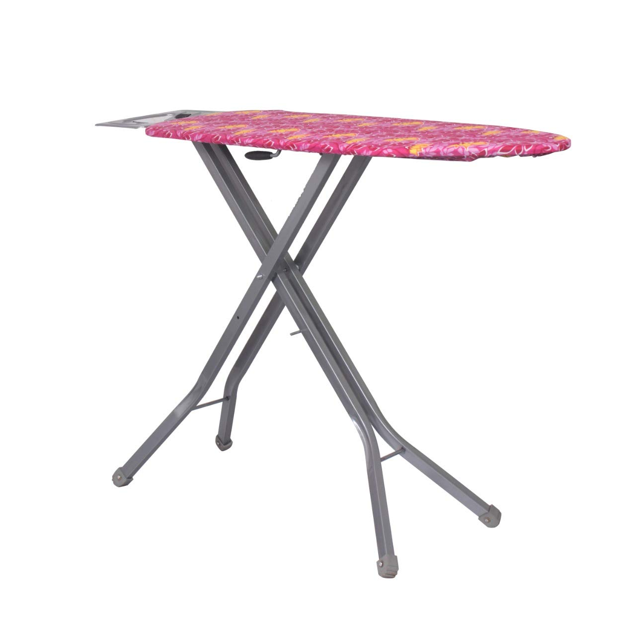 Parasnath Heavy Folding Large Ironing Board Table 18" X 48" (Colour May Vary, Multi-Color) - PARASNATH
