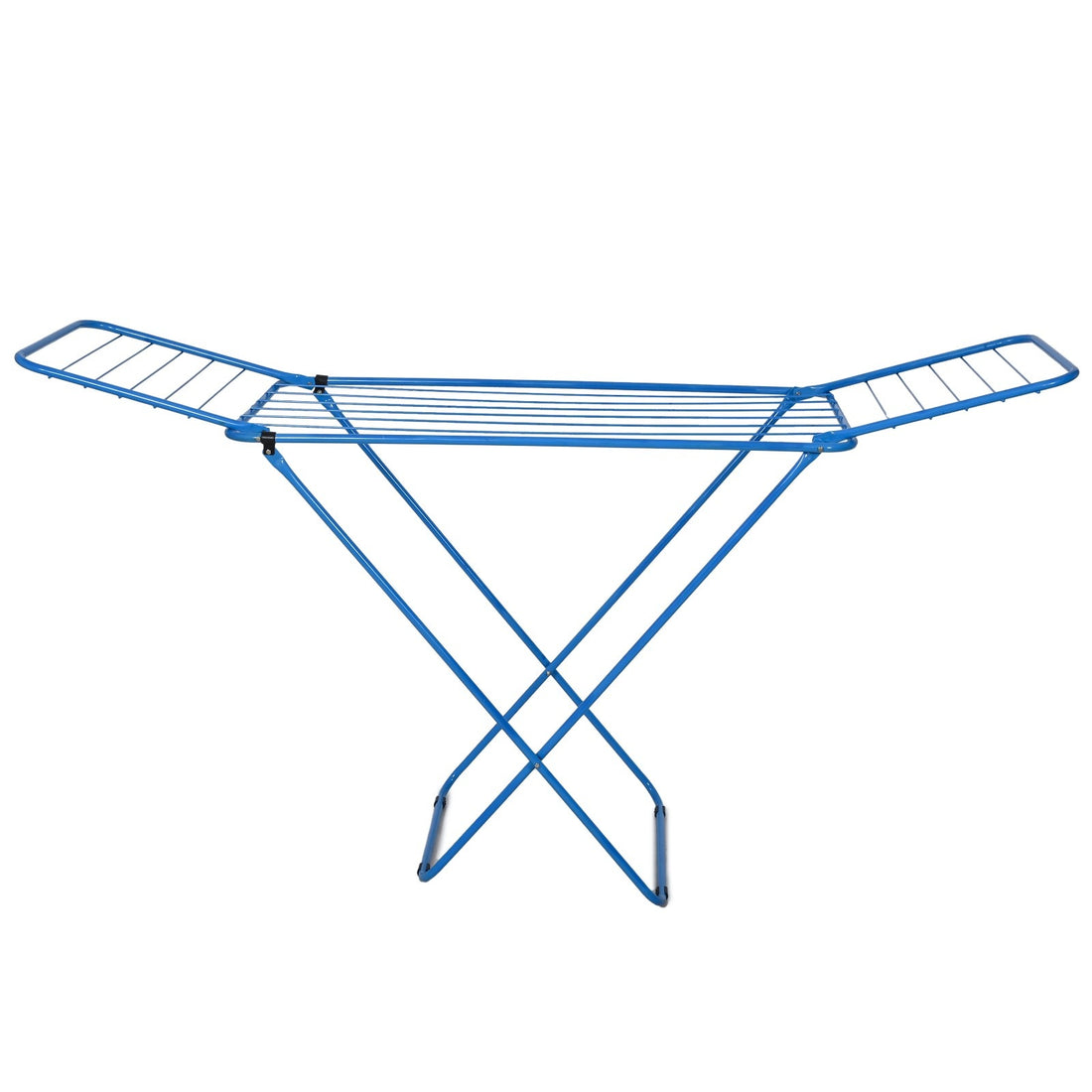PARASNATH Winsome Cloth Drying Stand – Foldable, Lightweight, Durable Alloy Steel Laundry Rack for Indoor & Outdoor Use, Multiple Drying Rails, Made in India (Blue) - PARASNATH