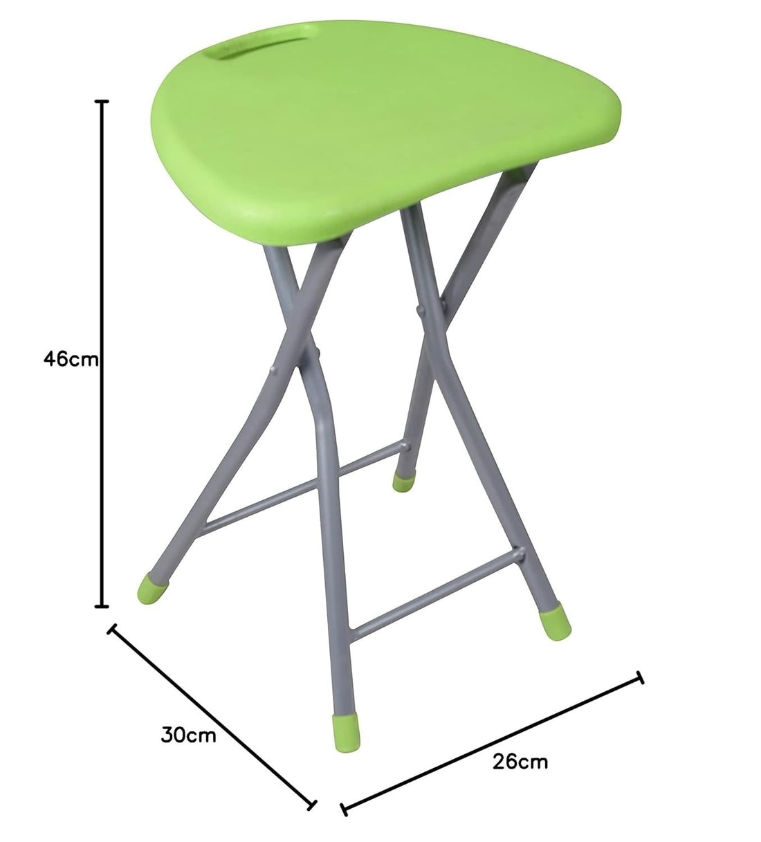 PARASNATH Folding Portable Stool in Green Color – Compact, Lightweight & Heavy-Duty – Space-Saving Foldable Stool for Adults & Kids – Perfect for Kitchen, Bathroom, Home, Office, Garden & Outdoor Use (Made in India) - PARASNATH