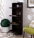 Parasnath Coffee Colour Wall Shoe Rack 4 Shelves Shoes Stand - PARASNATH