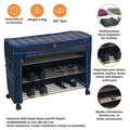 PARASNATH Trendy Cloth Shoe Rack with 3 Shelves - PARASNATH