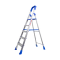 PARASNATH Aluminium Blue Heavy Folding Maple Ladder 5 Step 5.2 Ft - PARASNATH