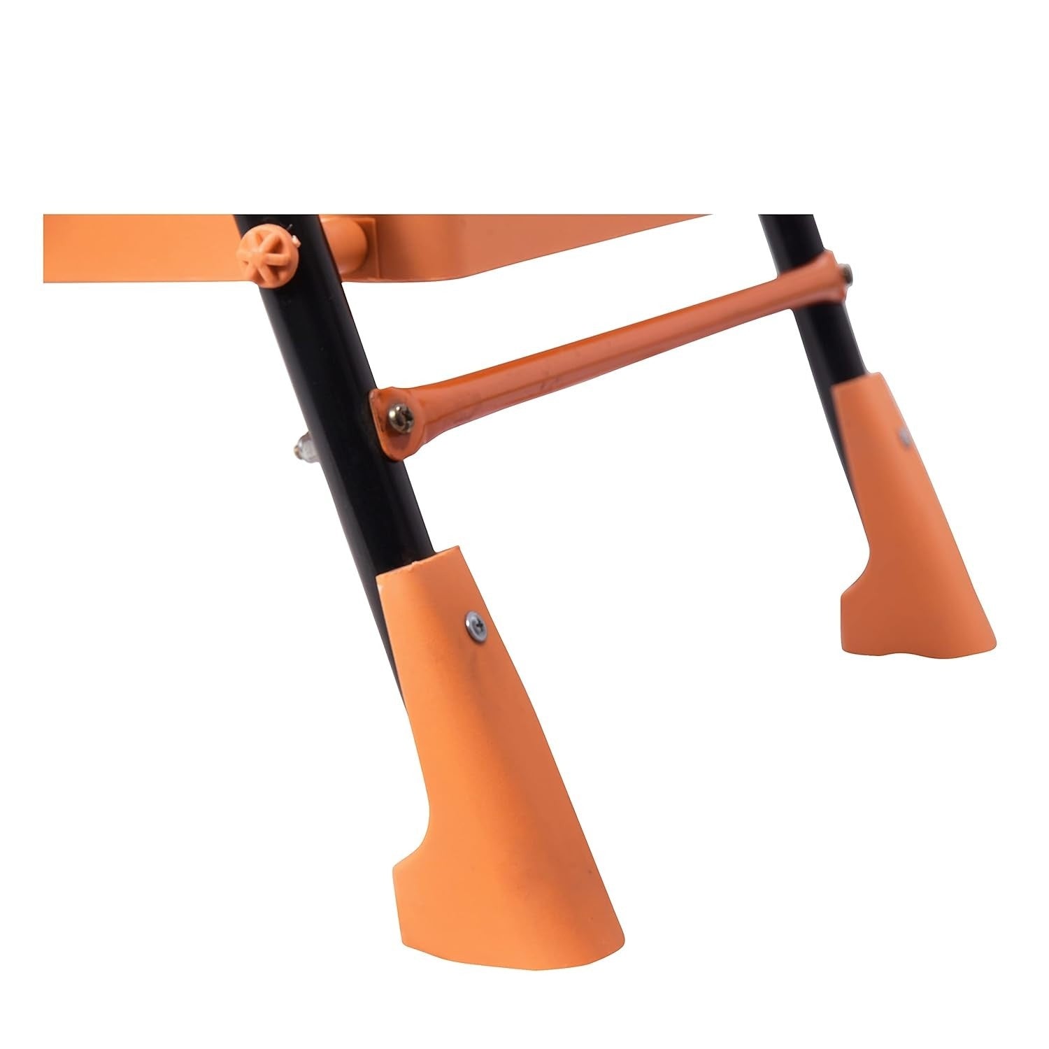 Parasnath Kohinoor 7 Step Heavy-Duty Folding Ladder – Strong Alloy Steel Step Ladder with Wide Anti-Slip Steps, 7.3 Ft Height, Rust-Resistant, Space-Saving Design for Home, Kitchen, Office & Shop Use – Made in India (Orange) - PARASNATH