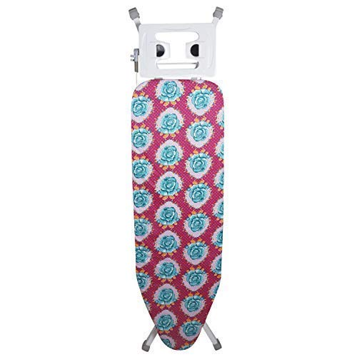 Parasnath Heavy Folding Large Ironing Board Table 18" X 48" (Colour May Vary, Multi-Color) - PARASNATH