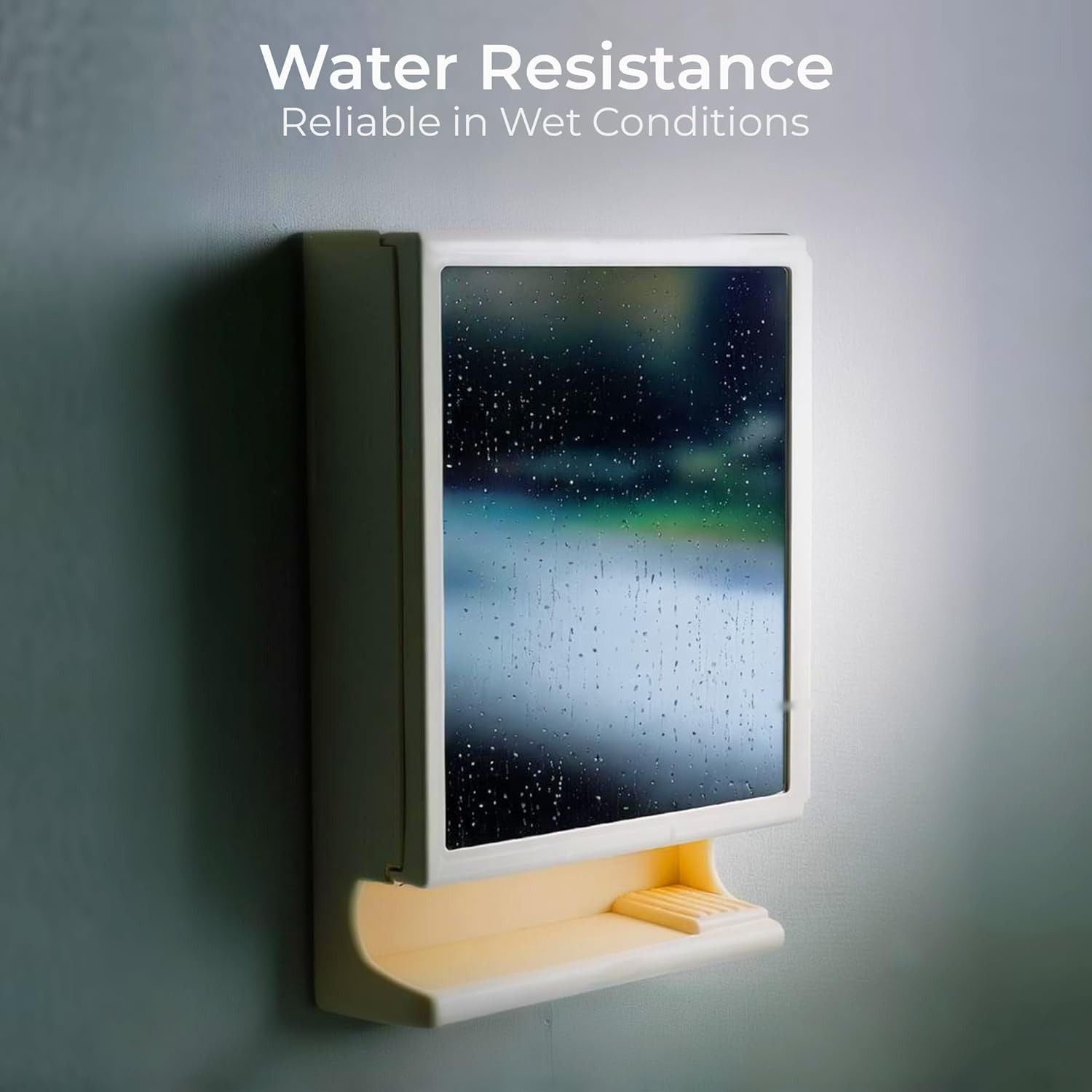 PARASNATH Premium New Look Mirror Cabinet for Bathroom – Durable Plastic Build with Secure Storage, Integrated Toothbrush Holder, Sleek New Look Design, Wall-Mounted, Made in India (Ivory Color) - PARASNATH