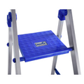 PARASNATH Aluminium Blue Heavy Folding Maple Ladder 7 Step 7.3 Ft - PARASNATH