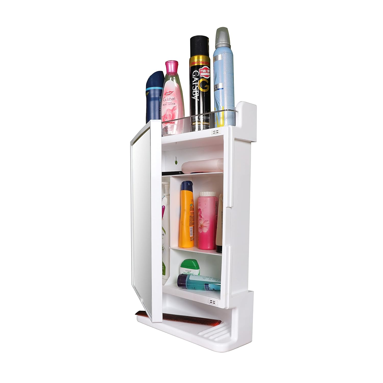 Parasnath Strong and Heavy Rich Look Bathroom Cabinet with Mirror (Made in India) - PARASNATH