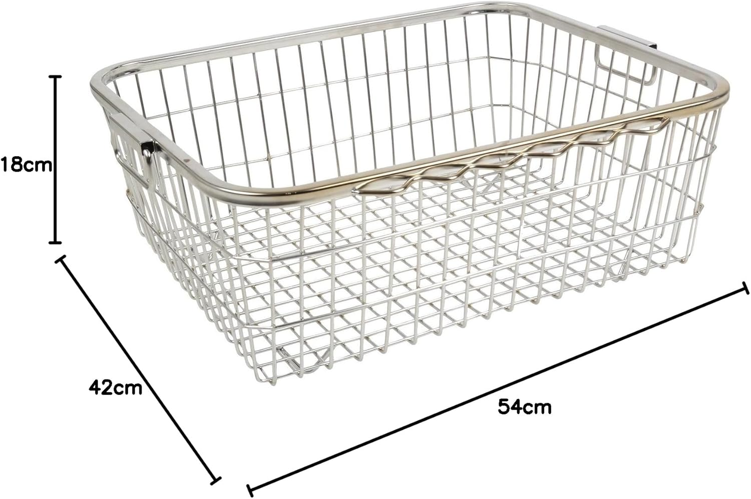 Parasnath Heavy Stainless Steel Medium Dish Drainer No.2 Tokra, 54 x 42 x18 cm,- (Made In India) - PARASNATH