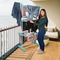 Parasnath Aqua 6 Layer Clothes Drying Stand With Breaking Wheel System - PARASNATH