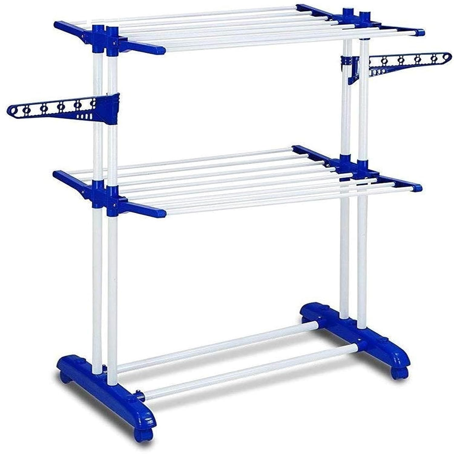 PARASNATH Prime Steel Mini Poll Clothes Drying Stand with Breaking Wheel System- Made in India - PARASNATH