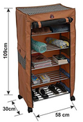 PARASNATH Trendy Cloth Shoe Rack with 5 Shelves - PARASNATH