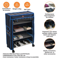 PARASNATH Trendy Cloth Shoe Rack with 4 Shelves - PARASNATH