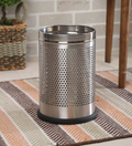 Parasnath Stainless Steel Plain Open Dustbin, 6L - 7 X 11 Inch - PARASNATH
