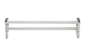PARASNATH 24 inch Wall Stainless Steel Clothes Drying Stand - 2 Feet - PARASNATH
