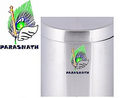 Parasnath Stainless Steel Plain Pedal Dustbin With Plastic Bucket (10''X15''- 11 Liter) - PARASNATH
