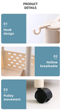 PARASNATH SKEP 4+1 Layer Fruit & Vegetable Basket Trolley Included 1 Dish Box Tray (Ivory Colour) for Home and Kitchen Fruit Basket Storage Rack Organizer Holders kitchen trolley - Made In India - PARASNATH