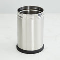 Parasnath Stainless Steel Plain Open Dustbin, 6L - 7 X 11 Inch - PARASNATH
