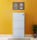 PARASNATH Pure White Wall Shoe Rack 3 Shelves Shoes Stand - PARASNATH