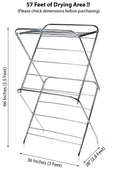 PARASNATH Stainless Steel 15 Rods Extra Large Foldable Clothes Drying Stand - PARASNATH