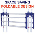 PARASNATH Prime Steel Mini Poll Clothes Drying Stand with Breaking Wheel System- Made in India - PARASNATH