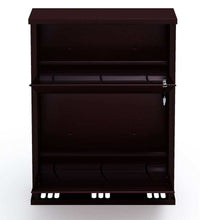 Load image into Gallery viewer, PARASNATH Coffee Colour Wall Shoe Rack 2 Shelves Shoes Stand - PARASNATH