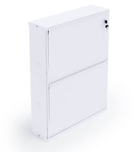 Load image into Gallery viewer, PARASNATH Pure White Colour Wall Shoe Rack 2 Shelves Shoes Stand - PARASNATH
