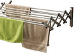 PARASNATH 30 inch Wall Stainless Steel Clothes Drying Stand -7 Pipes 2.5 Feet - PARASNATH