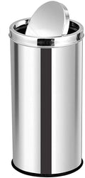 Parasnath Stainless Steel Swing Dustbin, Swing Garbage Bin 18 Litre 10