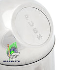 Parasnath Stainless Steel Push Dustbin/Push Garbage Bin 18 litre (10'' x 18'') - PARASNATH