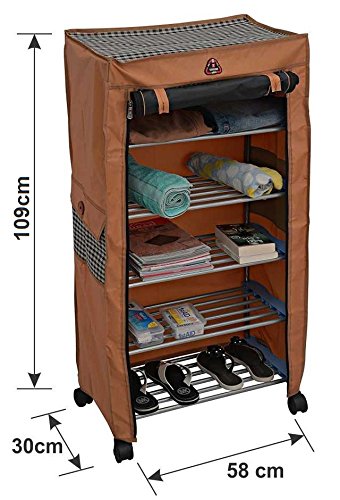 PARASNATH Trendy Cloth Shoe Rack with 5 Shelves - PARASNATH