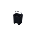 PARASNATH Rattan Design (Brown Colour) Pedal Dustbin 7Litre Modern Light-weight Dustbin for Home and Office Brown Colour - Made In India - Small Size 8 inchX8 inchX11 inch - PARASNATH