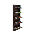 Parasnath Coffee Colour Wall Shoe Rack 5 Shelves Shoes Stand - PARASNATH