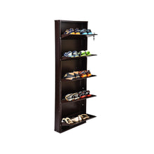 Load image into Gallery viewer, Parasnath Coffee Colour Wall Shoe Rack 5 Shelves Shoes Stand - PARASNATH