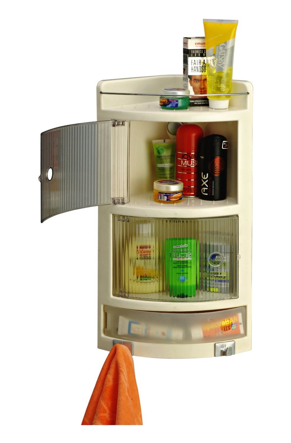 Parasnath Crystal Corner Cabinet Shelf for Bathroom - PARASNATH