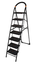 Load image into Gallery viewer, PARASNATH Back Diamond Heavy Folding Ladder With Wide Steps 7 Steps 7.3 Ft - PARASNATH