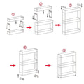 Parasnath 4 Tier Slim Rolling Cart Kitchen Storage Organiser Rack Holder with Wheel - PARASNATH