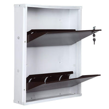 Load image into Gallery viewer, PARASNATH BrownWhite Wall Shoe Rack 2 Shelves Shoes Stand - PARASNATH