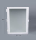 PARASNATH Flora Beautiful Big Flora Bathroom Cabinet with Flora Cabinet with Mirror Made in India - PARASNATH