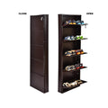 Parasnath Coffee Colour Wall Shoe Rack 5 Shelves Shoes Stand - PARASNATH