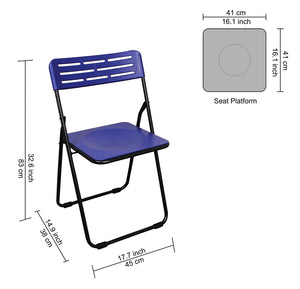 Parasnath Heavy Multipurpose Folding Plastic Chair - Colour Randomly Selected - PARASNATH