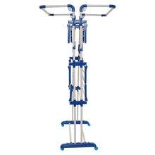 Load image into Gallery viewer, Parasnath Stainless Steel 3 Poll Clothes Drying Stand Wheel - PARASNATH