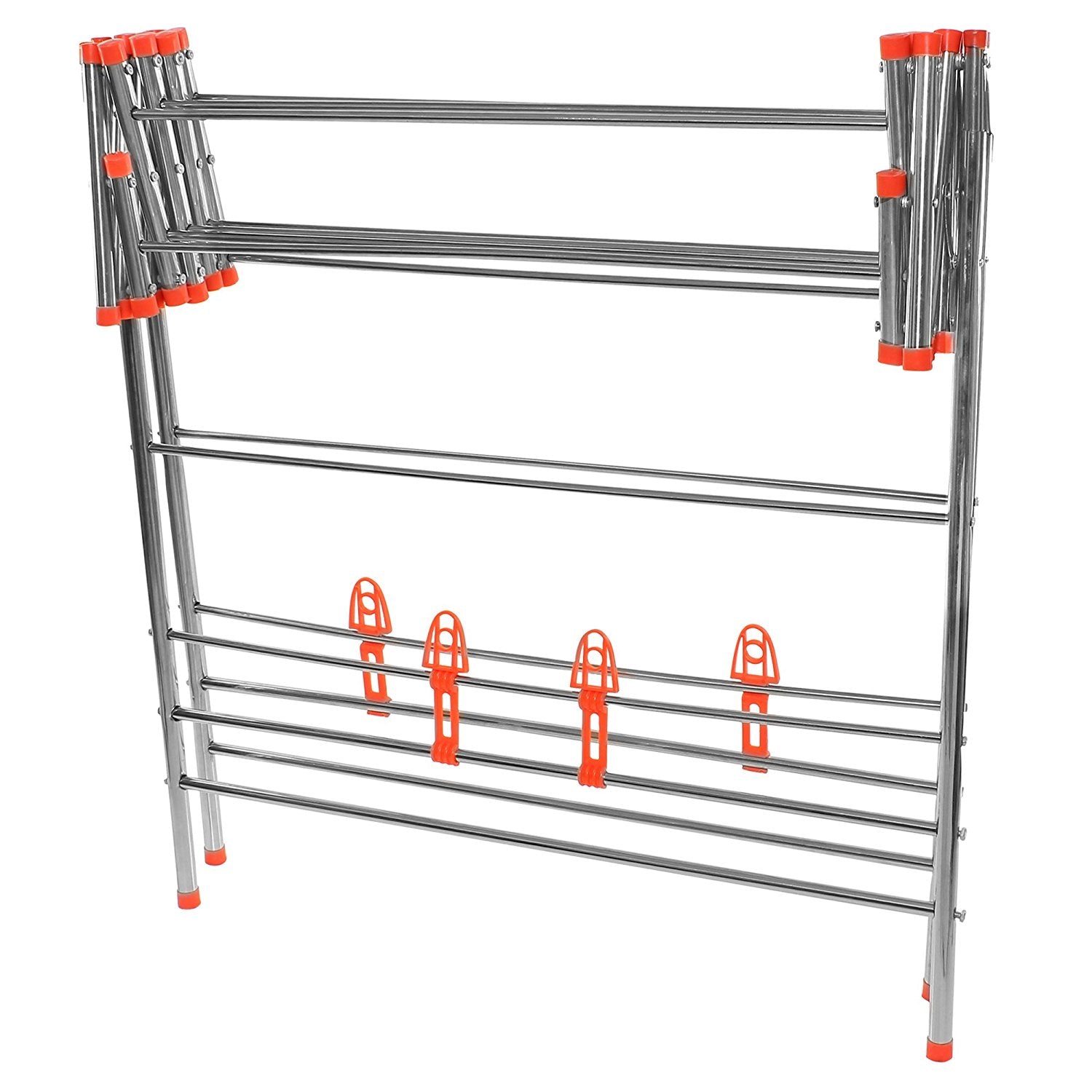 PARASNATH Lotus Stainless Steel Clothes Drying Stand - PARASNATH