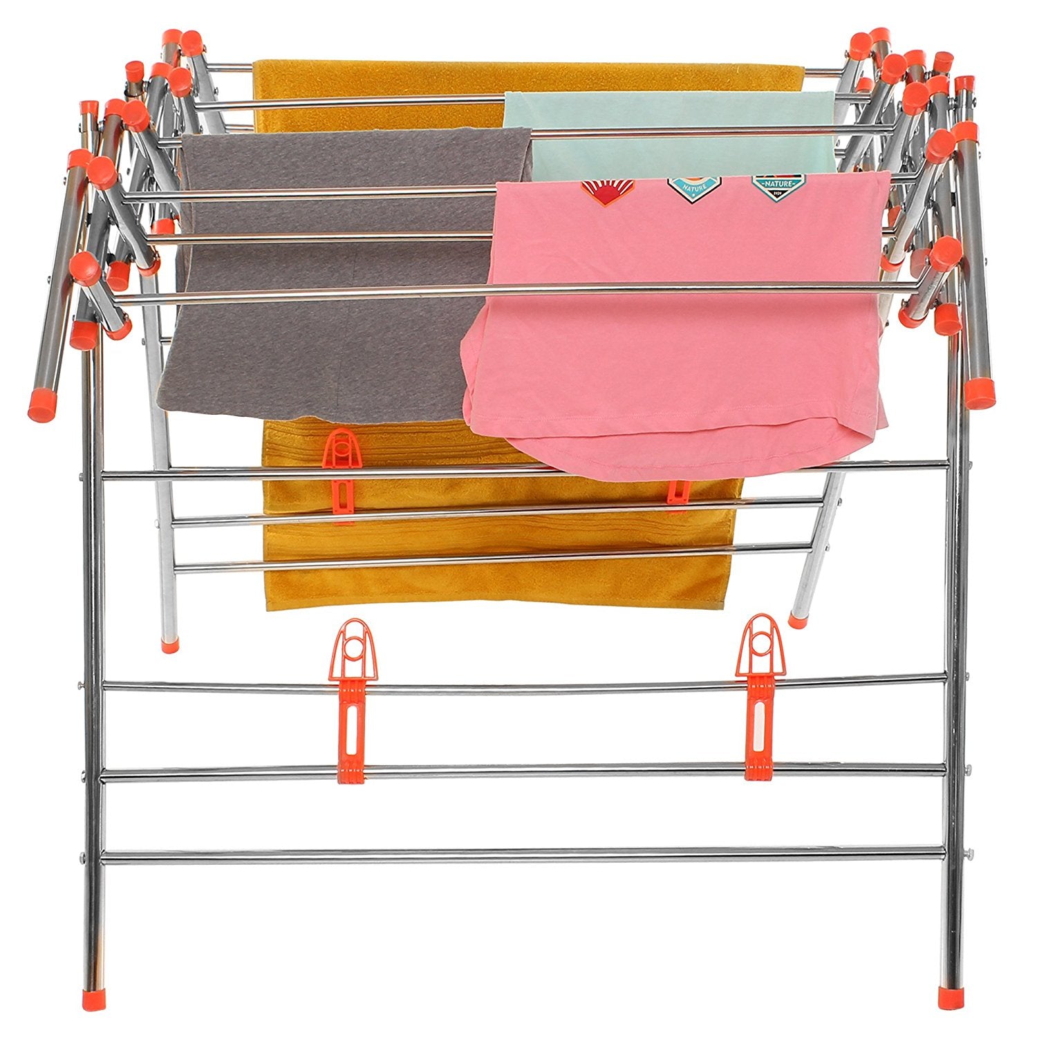 PARASNATH Lotus Stainless Steel Clothes Drying Stand - PARASNATH