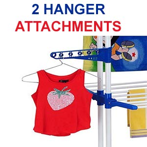 PARASNATH Prime Steel Mini Poll Clothes Drying Stand with Breaking Wheel System- Made in India - PARASNATH